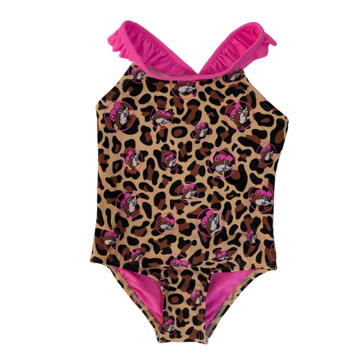 Buc-ee's | Leopard Toddler One-Piece Swimsuit