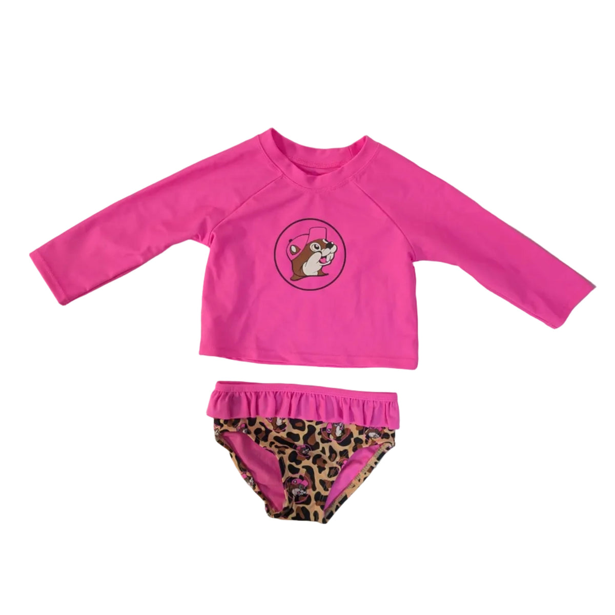 Buc-ee's | Leopard Baby Swimset