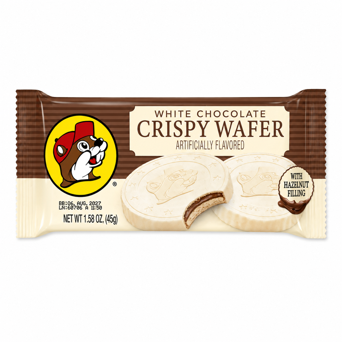 White Chocolate Crispy Wafers