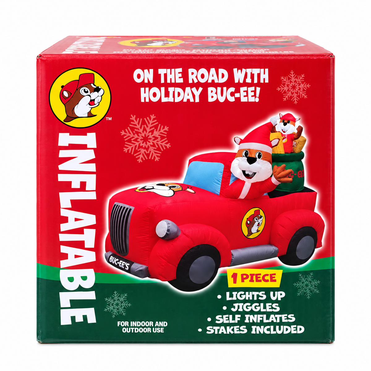 Buc-ee's | Santa in a Truck Yard Inflatable