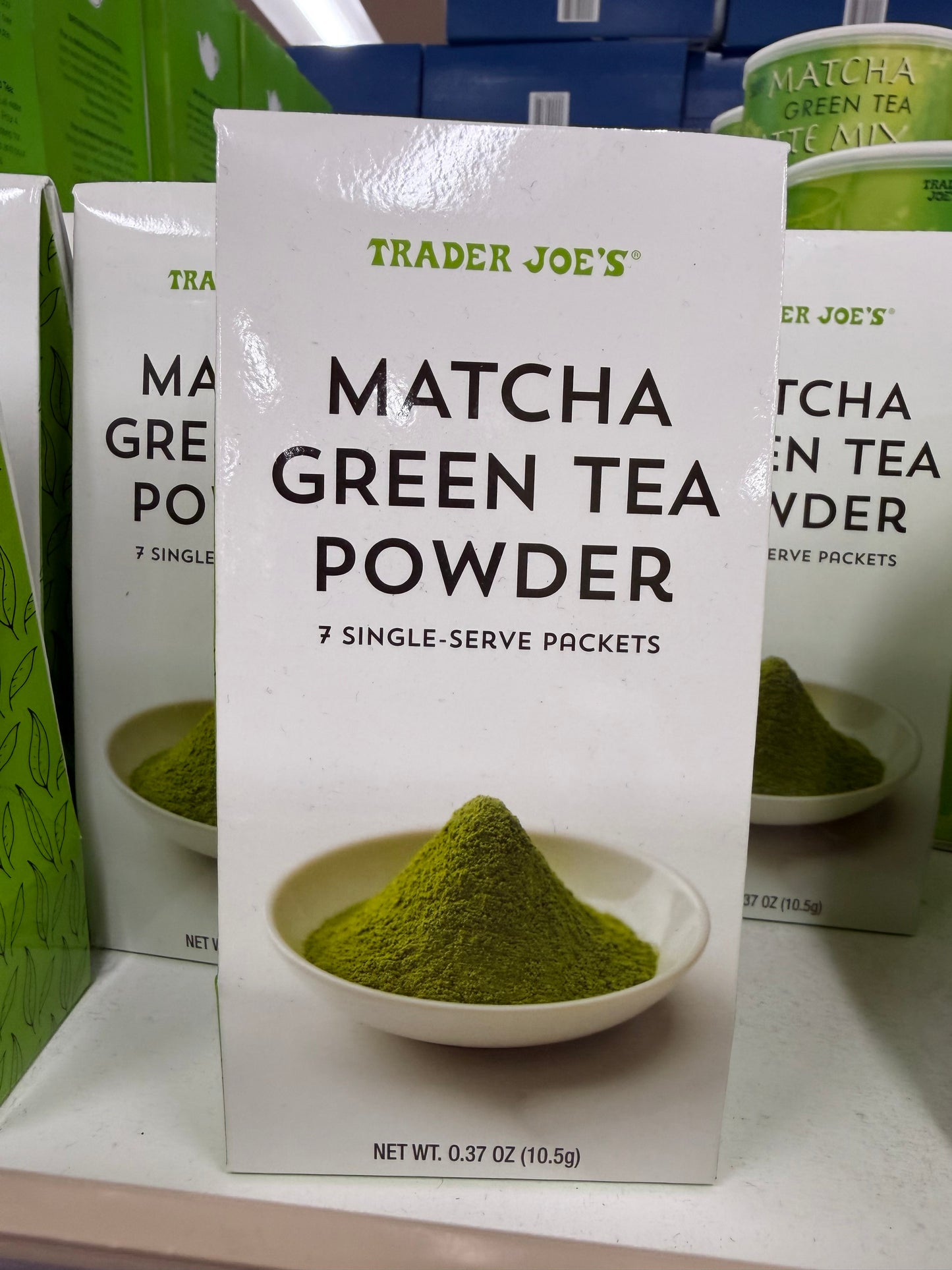 MATCHA GREEN TEA POWDER
7 SINGLE-SERVE PACKETS
