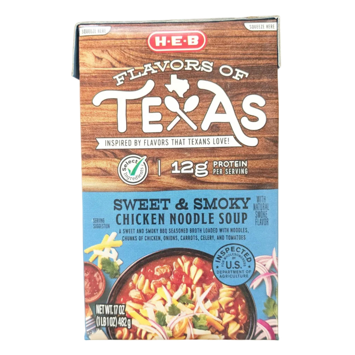 H-E-B | Flavors of Texas Sweet & Smoky Chicken Noodle Soup