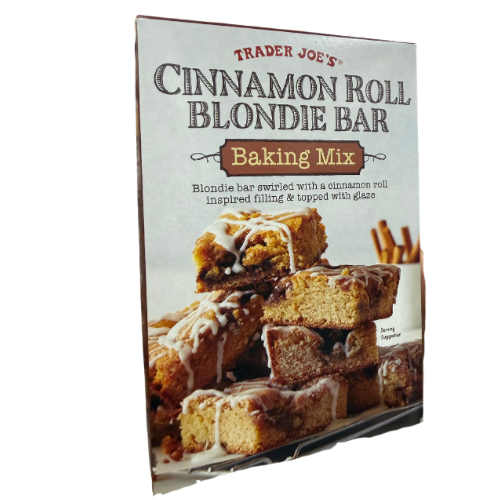 Cinnamon Roll Blondie Bar