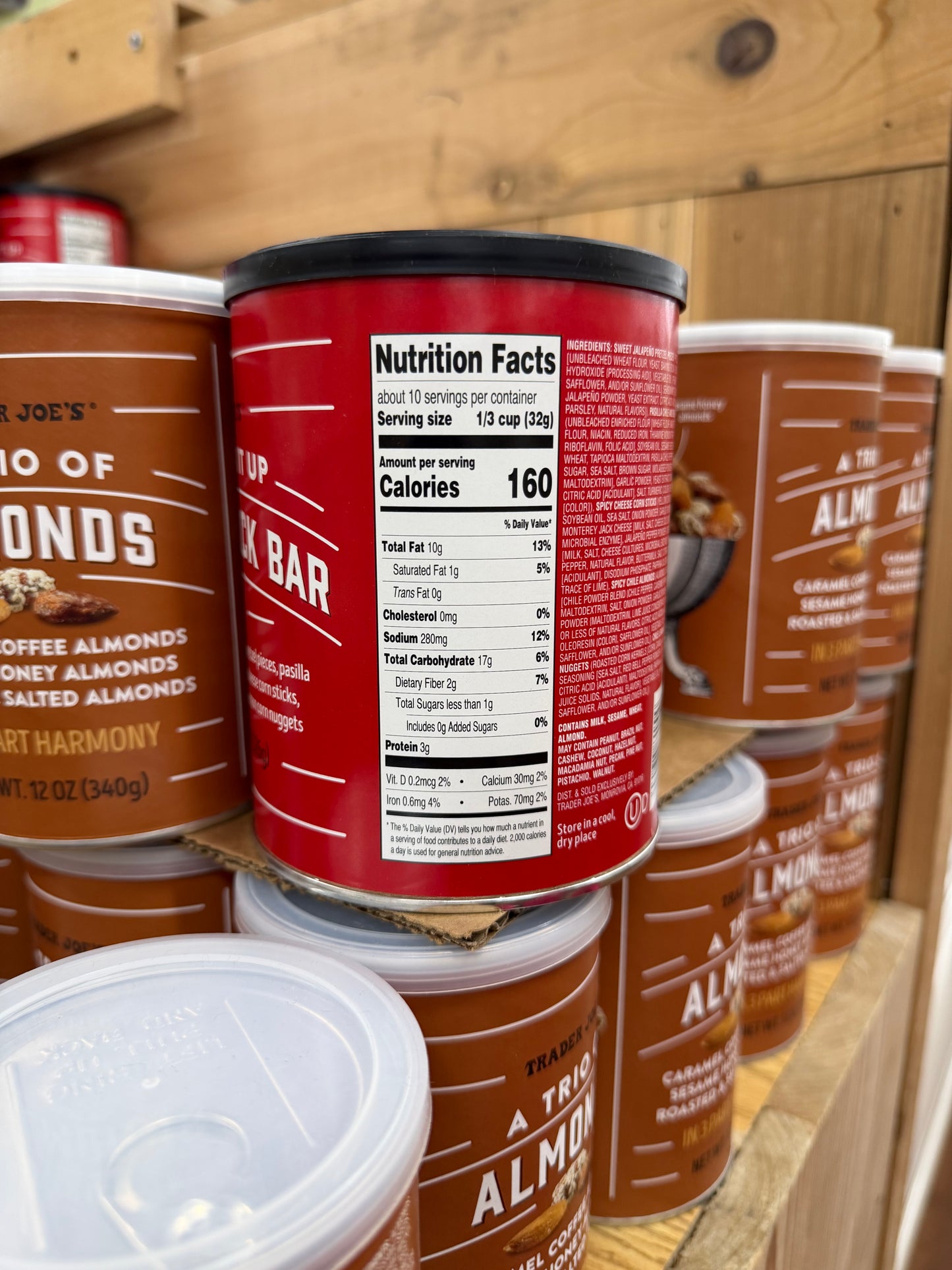 Stepping it up spicy snack bar Mix