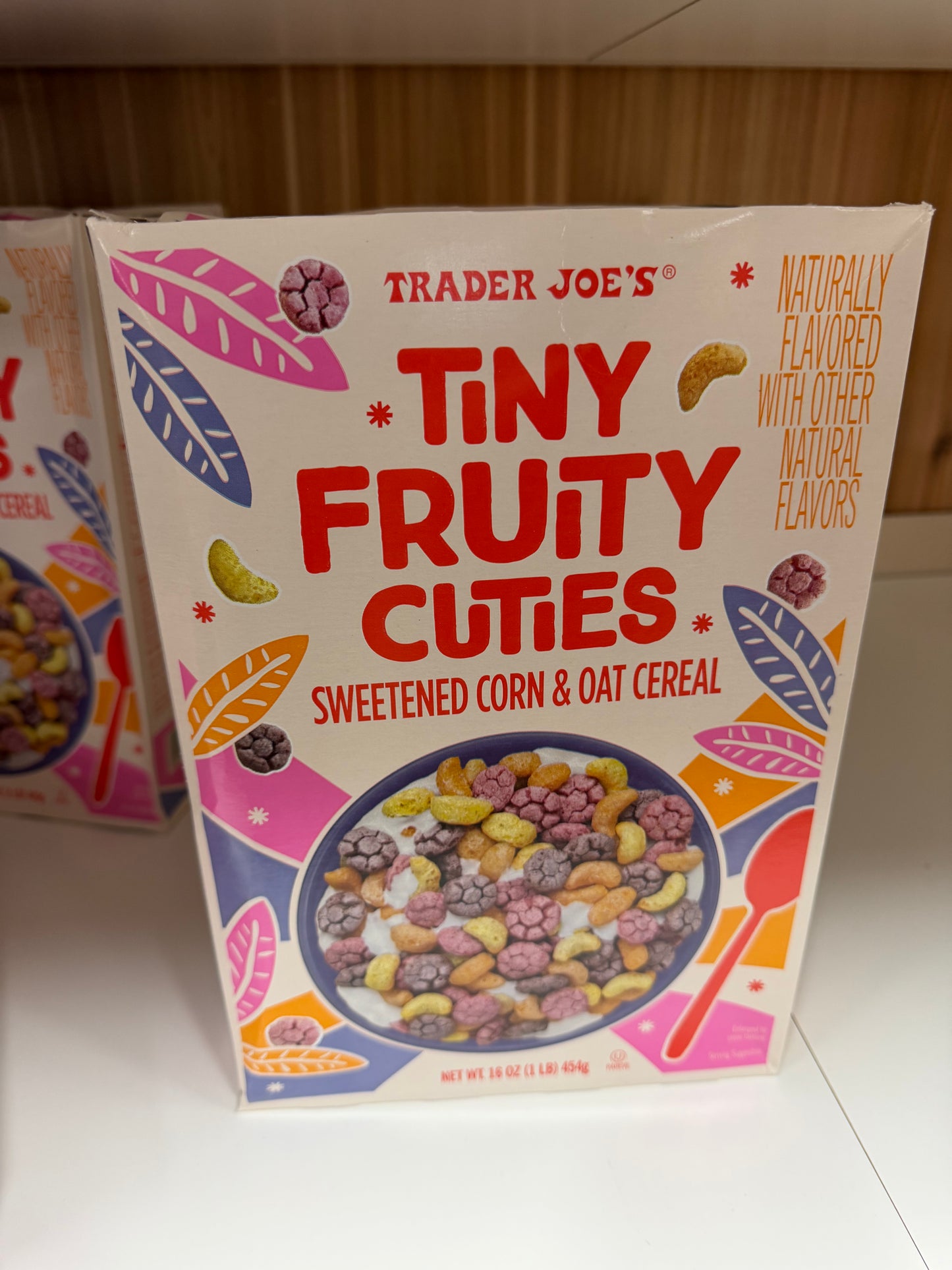 TINY FRUITY CUTIES SWEETENED CORN & OAT CEREAL