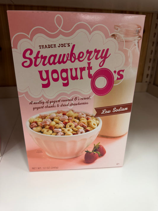 Strawberry yogurt O’s