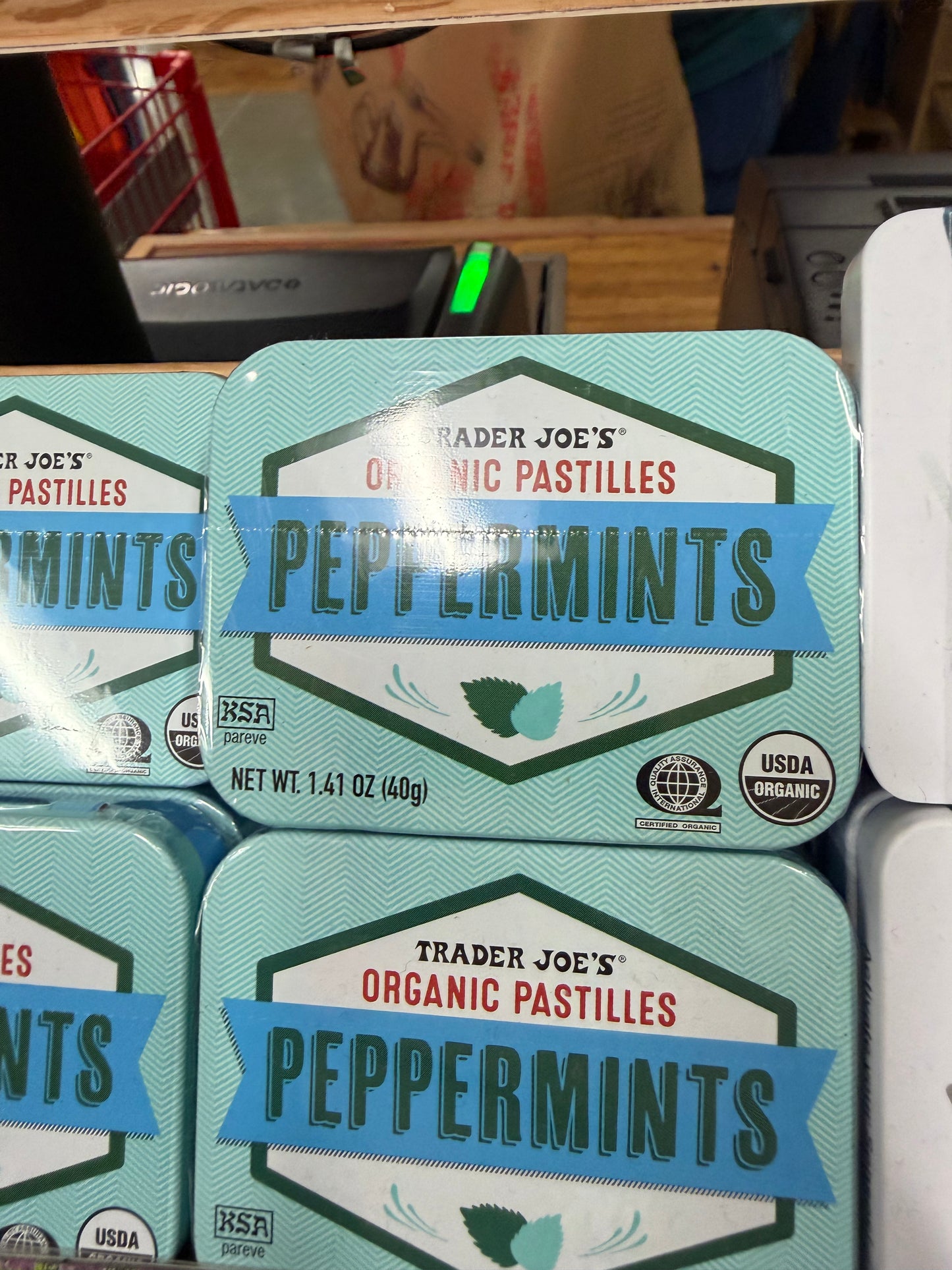 ORGANIC PEPPERMINT PASTILLES