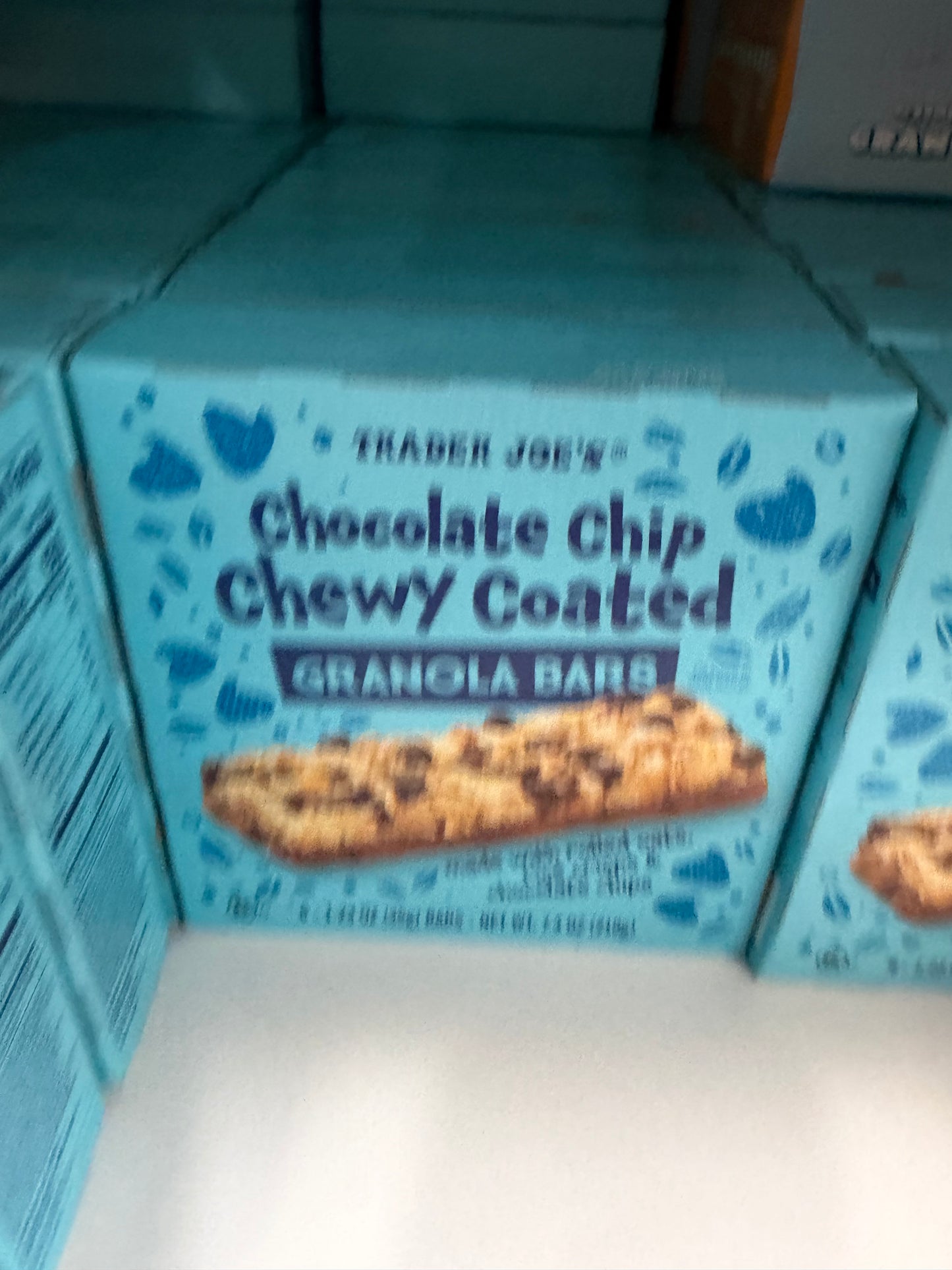 Chocolate Chip Chewy Granola Bars