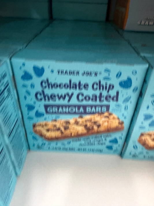 Chocolate Chip Chewy Granola Bars