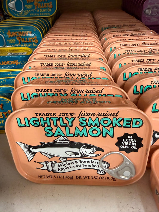 LICHTLY SMOKED SALMON

IN EXTRA VIRGIN OLIVE OIL