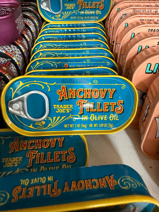 ANCHOVY FILLETS IN OLIVE OIL