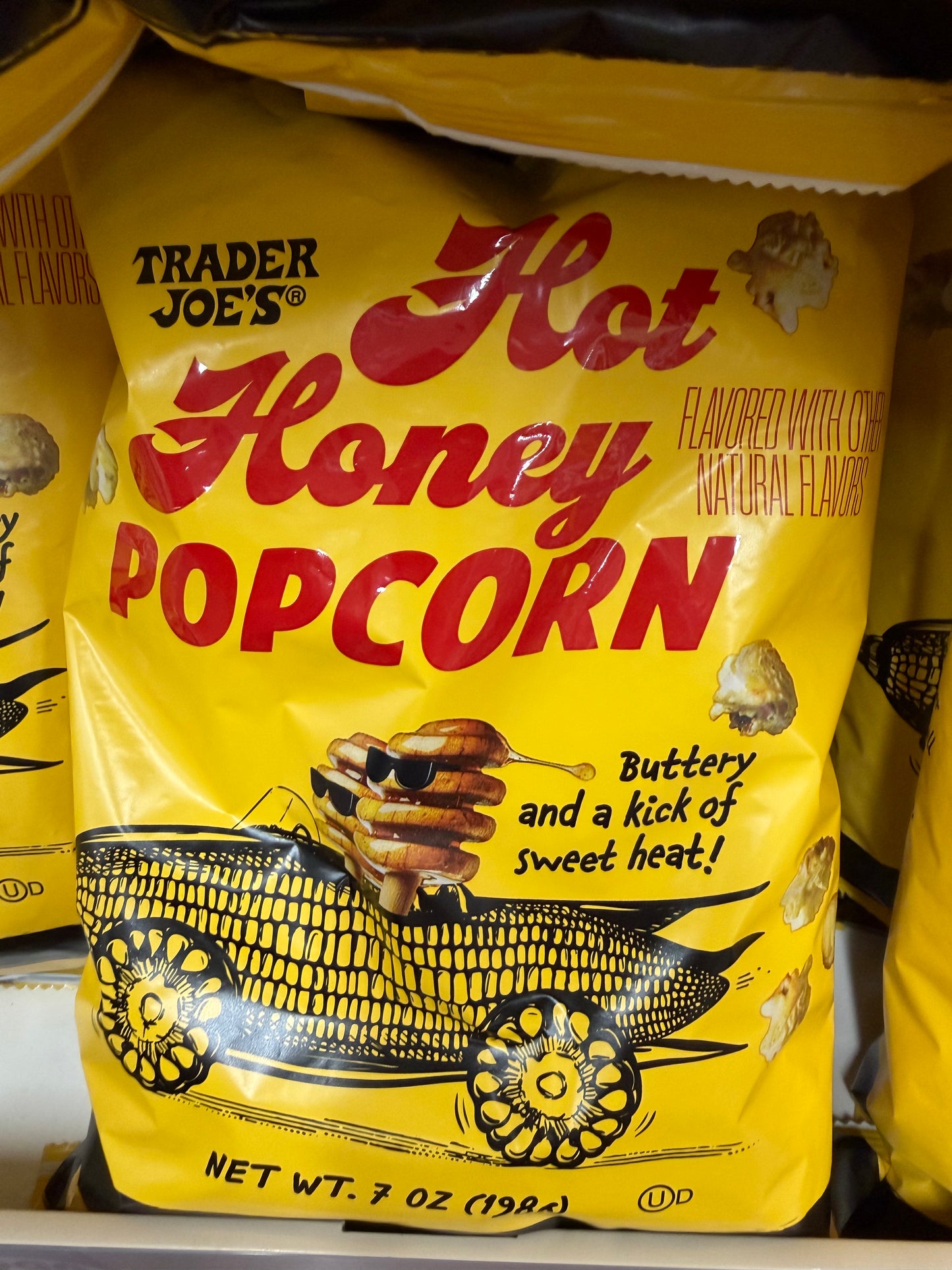 Hot Honey HANURED WITH ONE NATURAL FLAMBO POPCORN