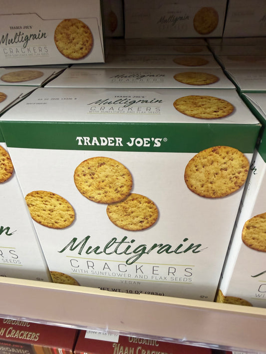 Multigrain CRACKERS
WITH SUNFLOWER AND FLAX SEEDS

VEGAN