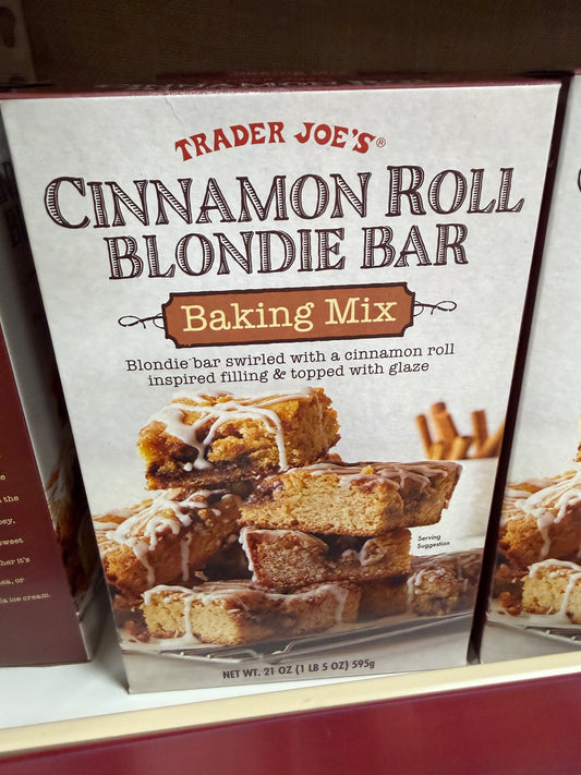 CINNAMON ROLL BLONDIE BAR Baking Mix