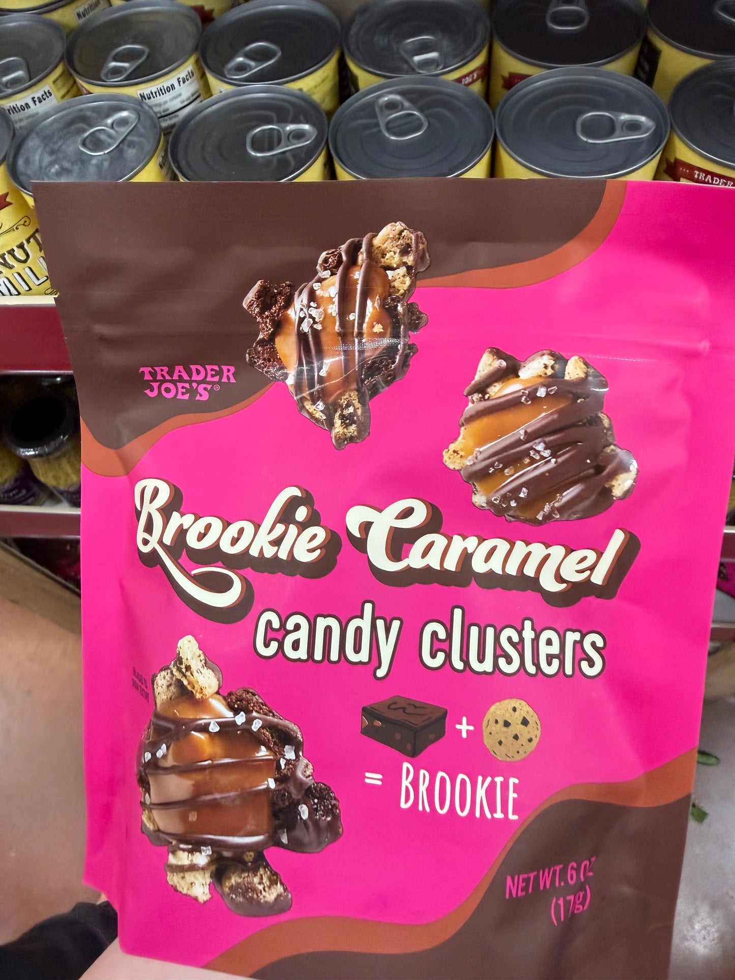 Brookie Caramel candy clusters