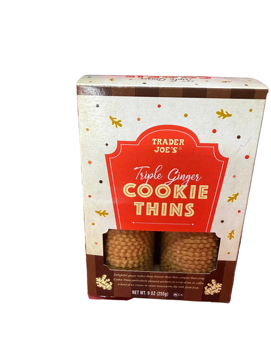 TRADER JOE'S®

Tiple Ginger COOKIE THINS