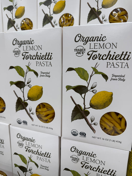 Organic

LEMON

TRADER JOE'S®

Torchietti

PASTA