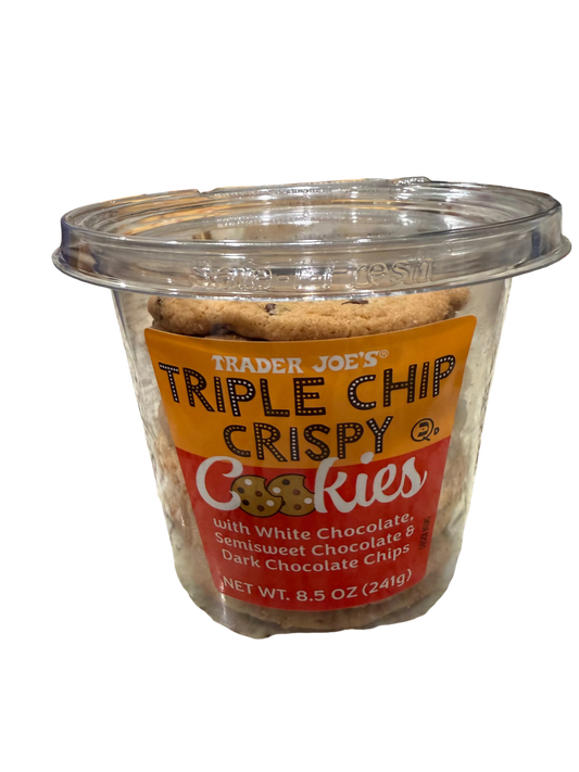 TRADER JOE'S

RIPLE CHIP CRISPY Q.

Cookies
