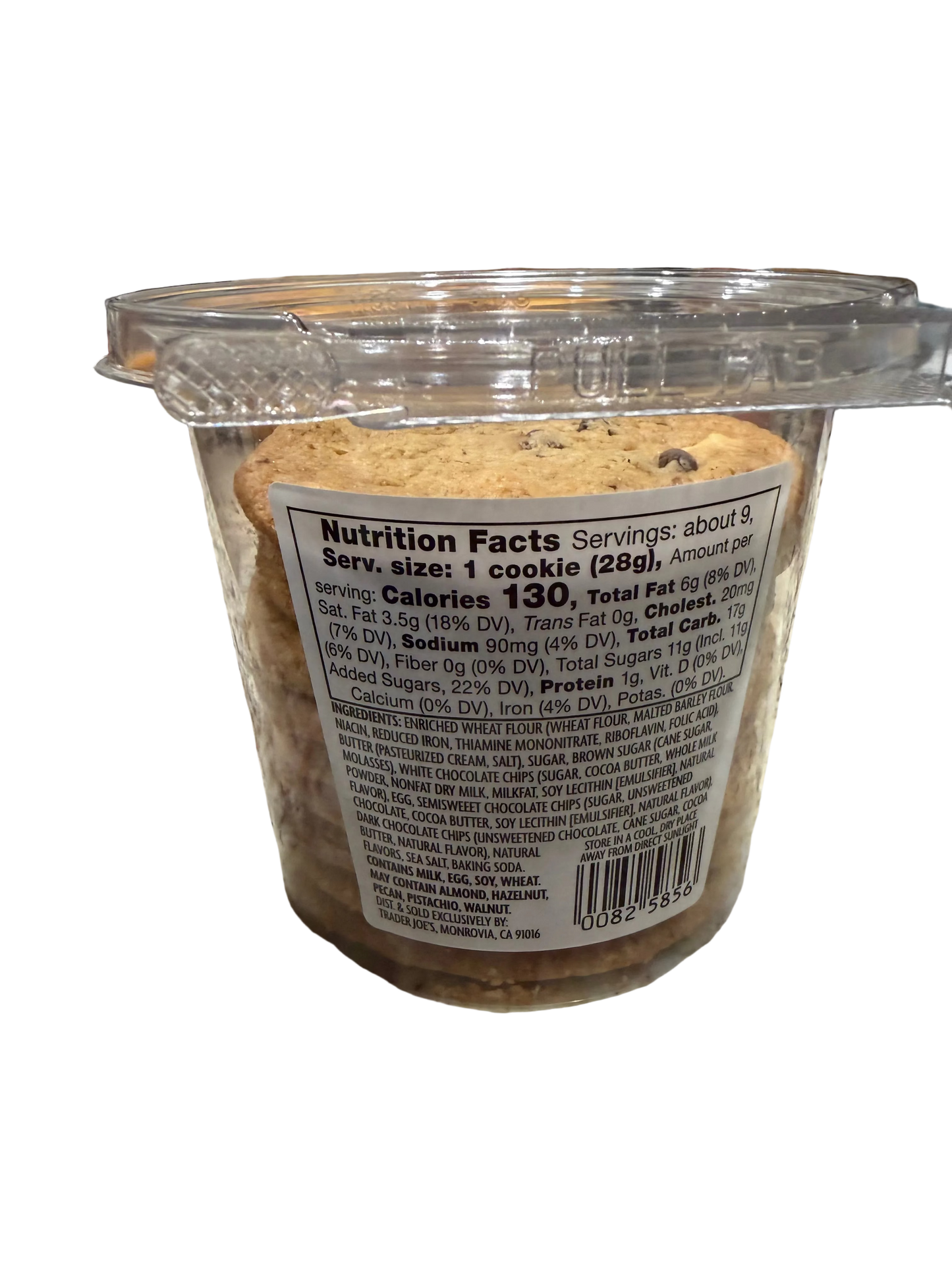 TRADER JOE'S

RIPLE CHIP CRISPY Q.

Cookies
