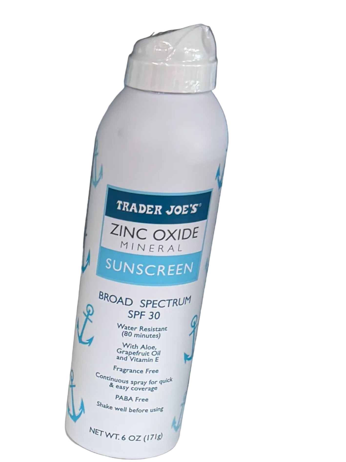 TRADER JOE'S zinc OXIDE

MINERAL

SUNSCREEN

BROAD SPECTRUM

SPF 30