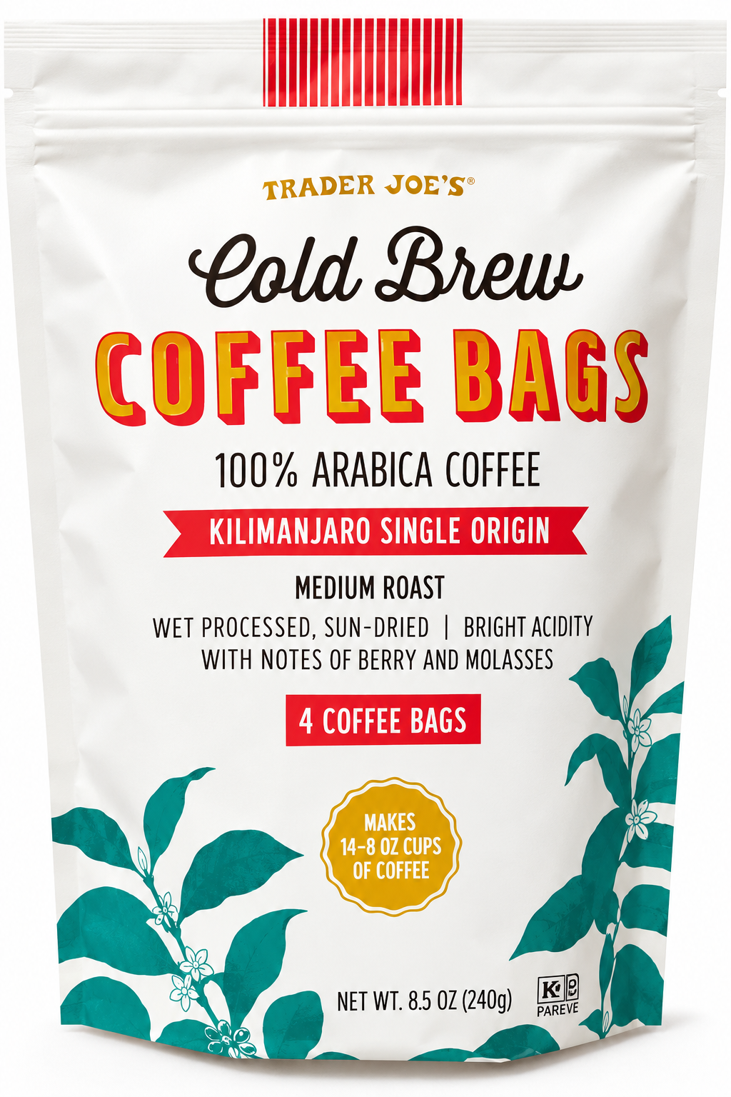 Trader Joe's | Cold Brew Coffee Bags – Kilimanjaro Single Origin