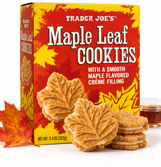Trader Joe's | Maple Leaf Cookies 🍁 11.4 oz