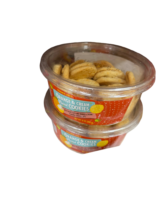 TRADER JOE'S®

ORANGE & CREAM

Flavored COOKIES