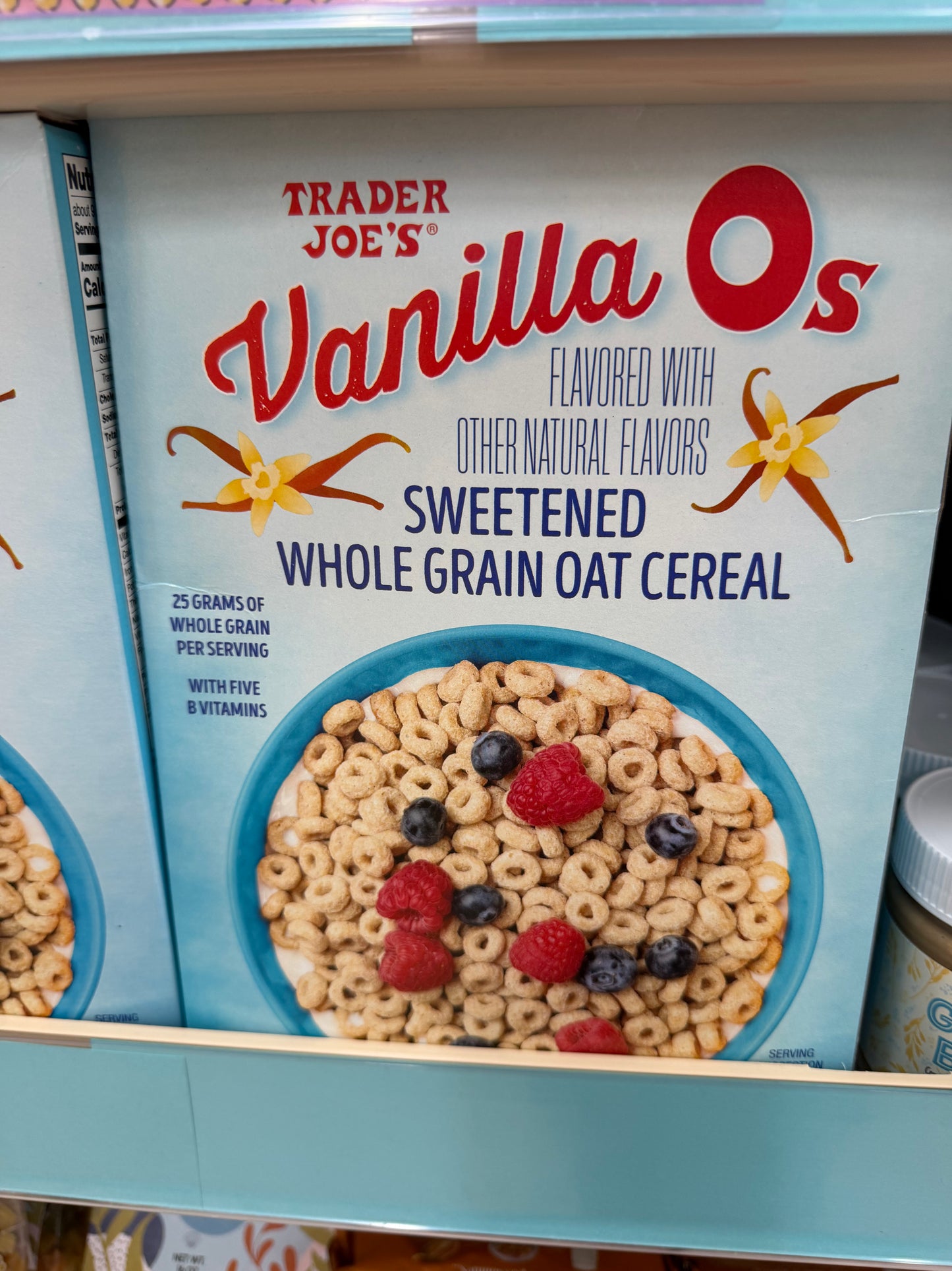 Trader Joe’s Vanilla O’s Sweetened Whole Grain Oat Cereal