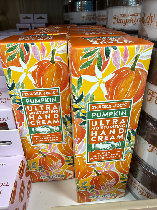 Trader Joe's | Pumpkin Ultra Moisturizing Hand Cream 3 oz