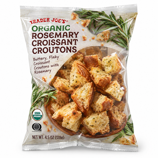 Trader Joe's | Organic Rosemary Croissant Croutons 4.5 oz