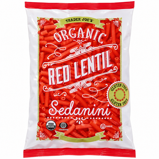 Trader Joe’s Organic Red Lentil Sedanini