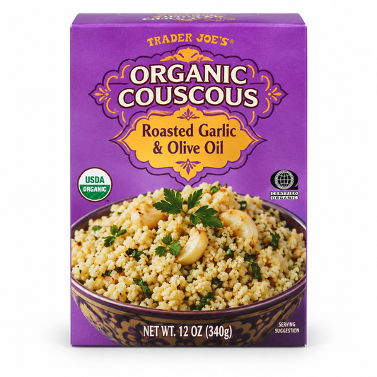 Trader Joe's | Organic Couscous – Roasted Garlic & Olive Oil 12 oz