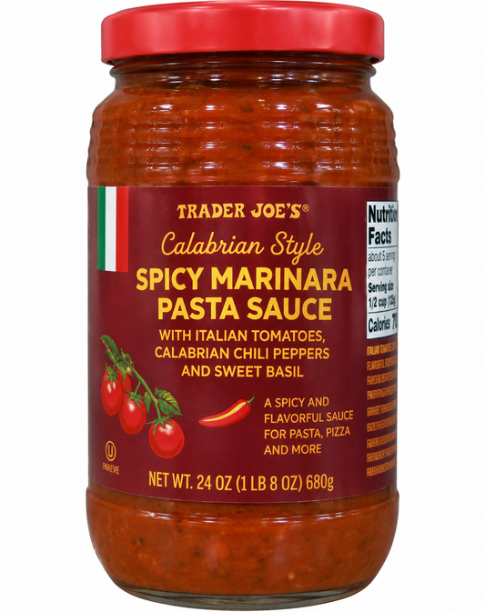 Trader Joe’s Calabrian Style Spicy Marinara Pasta Sauce – 24 oz