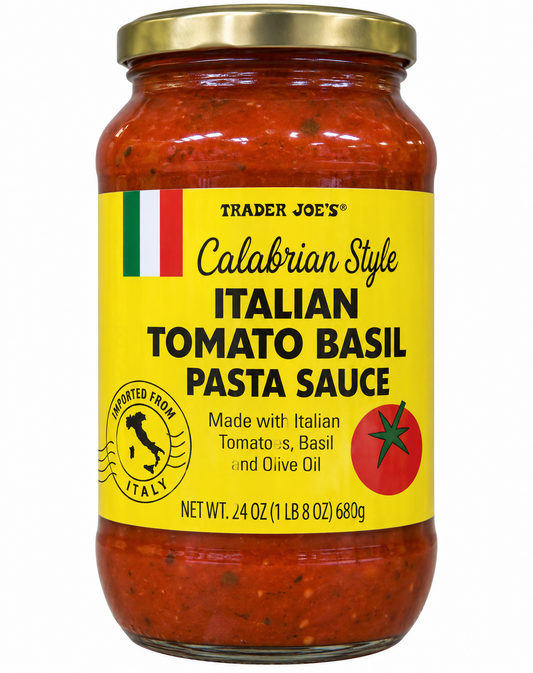 Trader Joe’s Calabrian Style Italian Tomato Basil Pasta Sauce – 24 oz