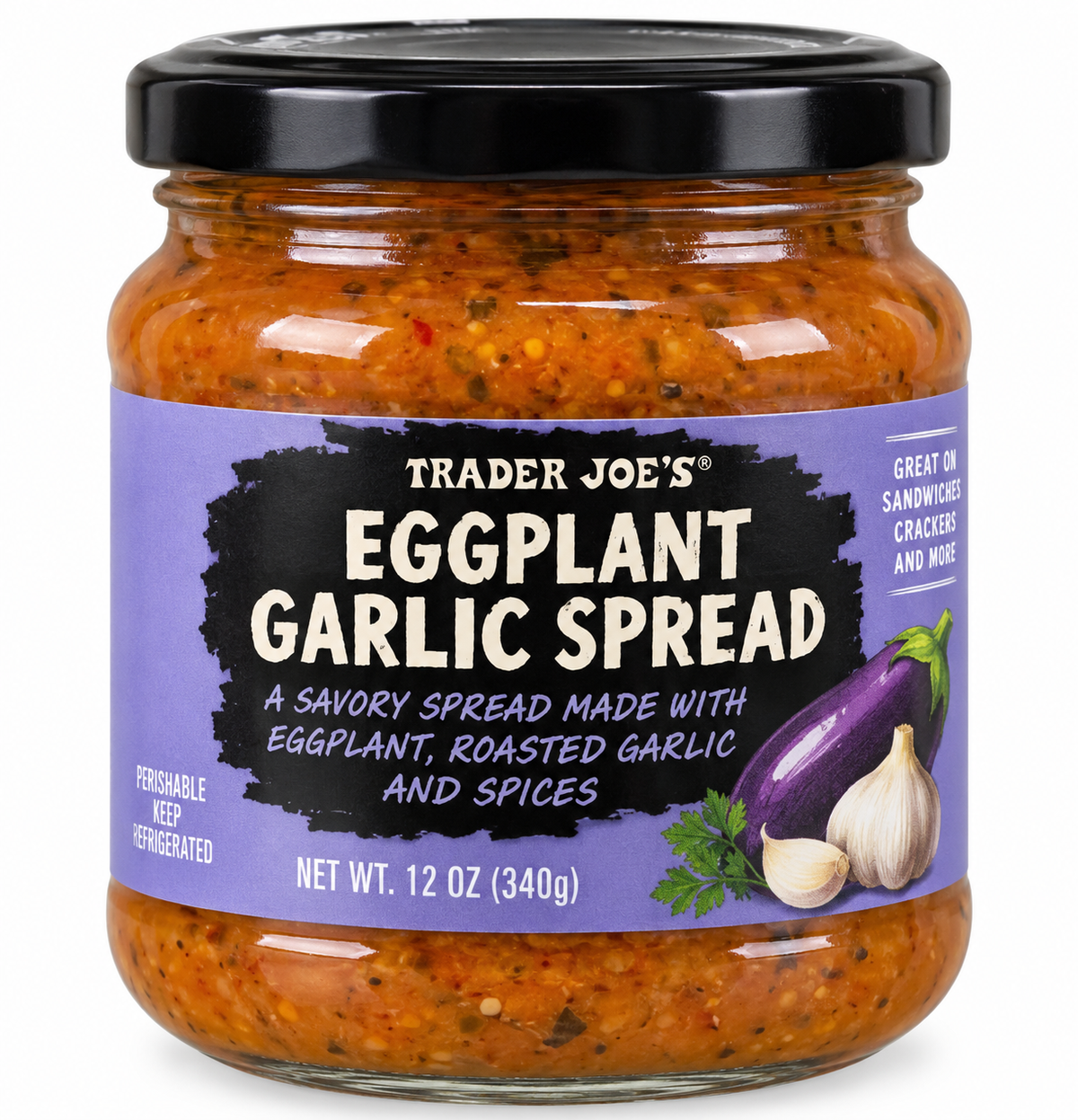 Trader Joe’s Eggplant Garlic Spread – 12 oz