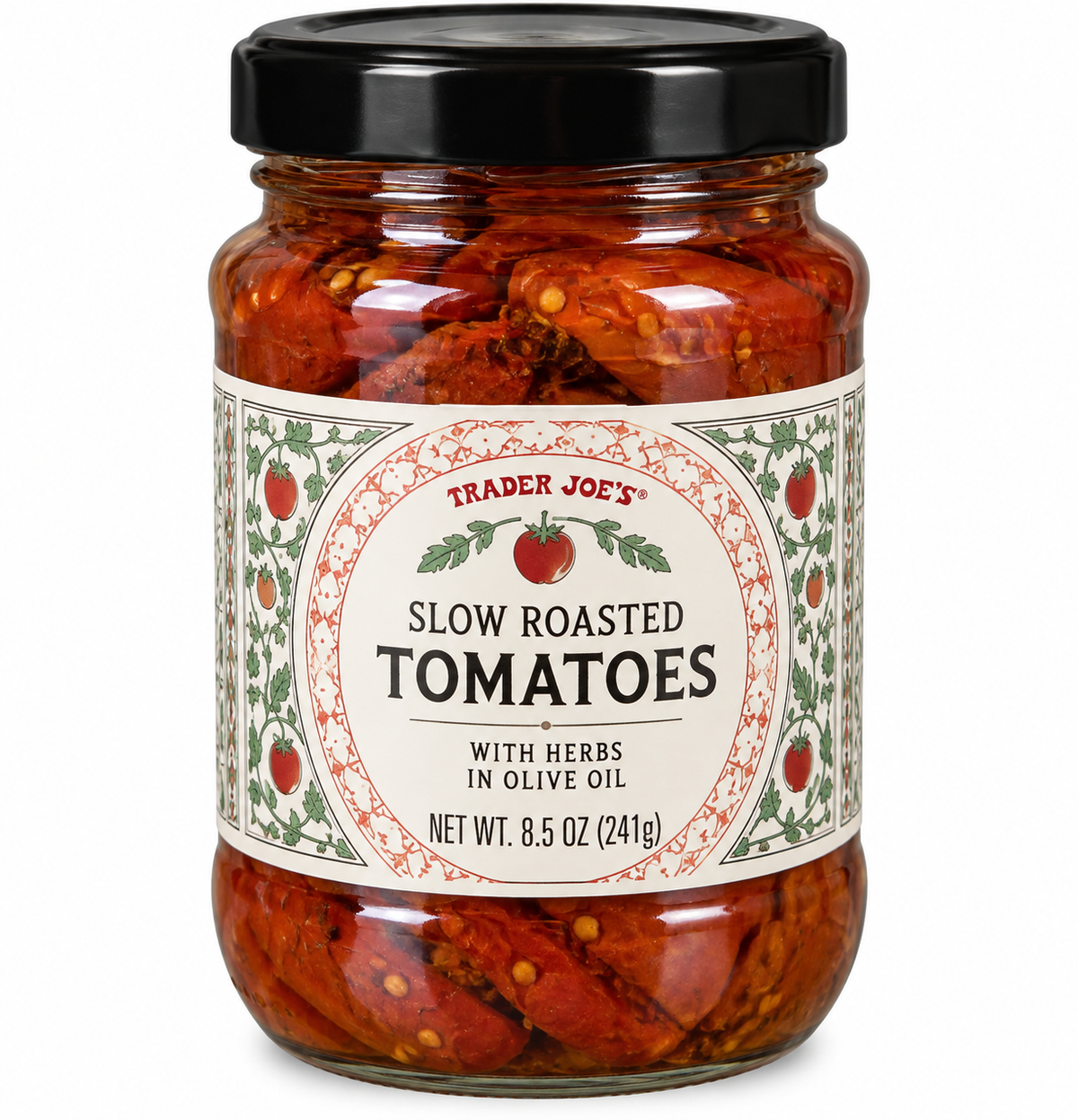Trader Joe’s Slow Roasted Tomatoes with Herbs in Olive Oil – 8.5 oz