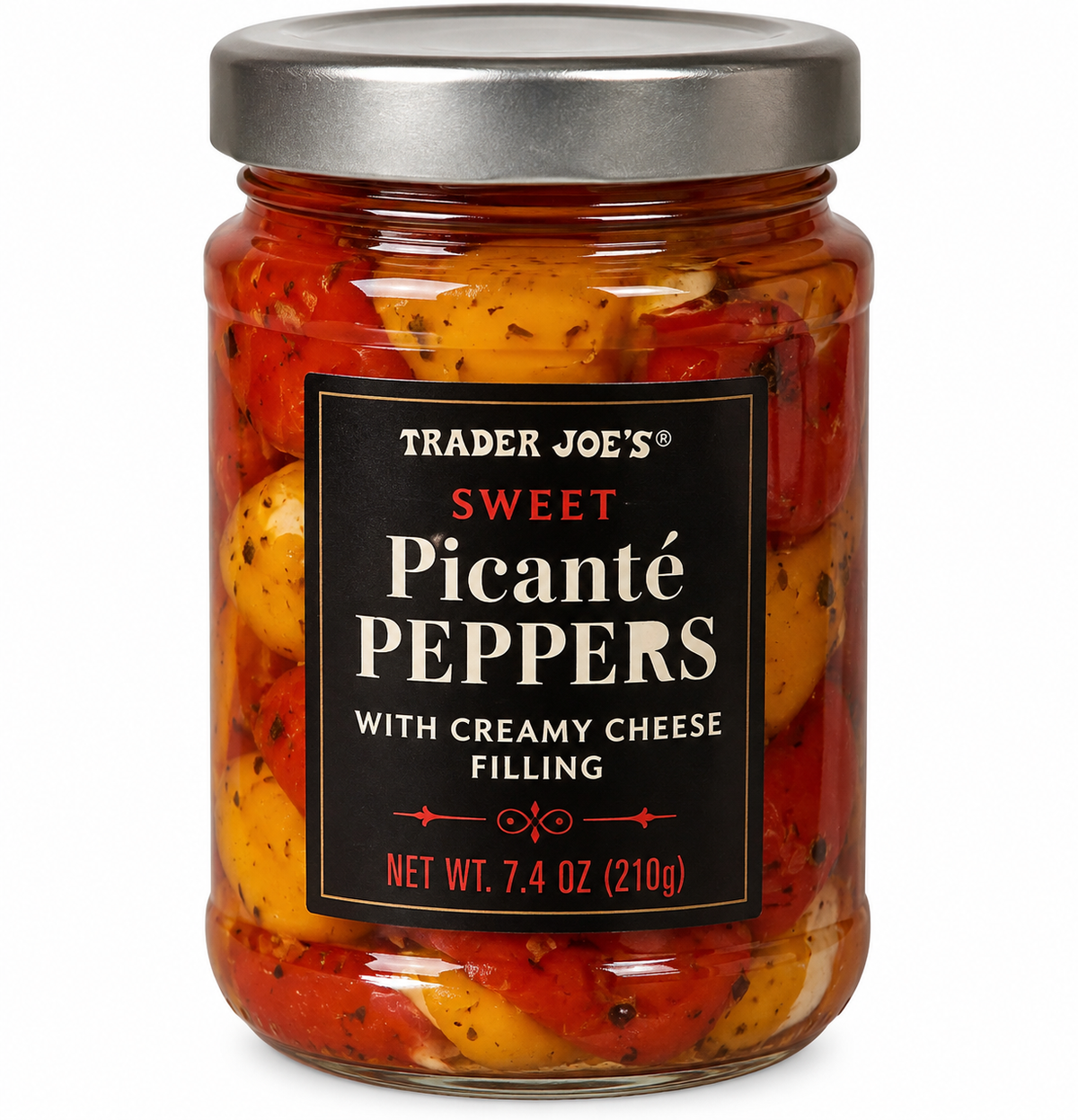 Trader Joe’s Sweet Picanté Peppers with Creamy Cheese Filling – 7.4 oz