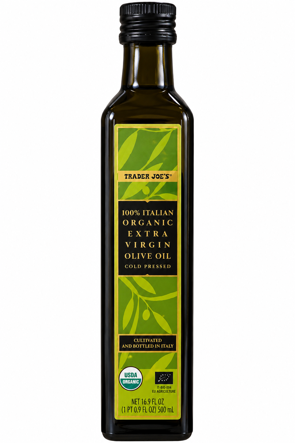 Trader Joe’s 100% Italian Organic Extra Virgin Olive Oil – 16.9 fl oz