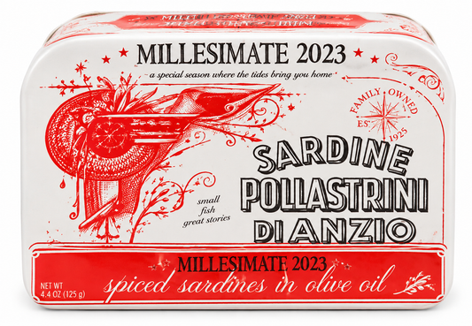 Millesimate 2023 Spiced Sardines in Olive Oil – 4.4 oz (125 g)