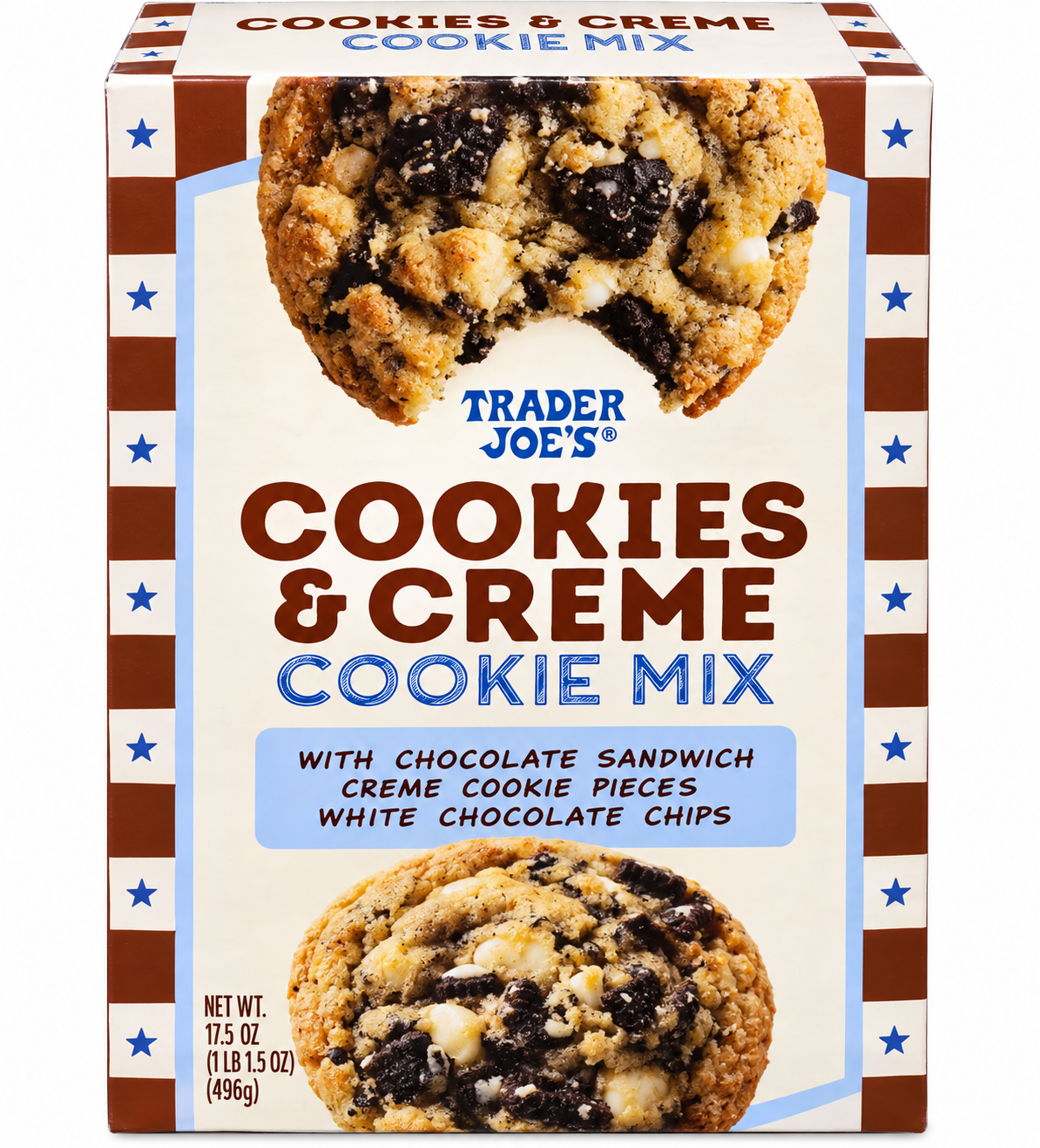 Trader Joe’s Cookies & Creme Cookie Mix – 17.5 oz (496 g)