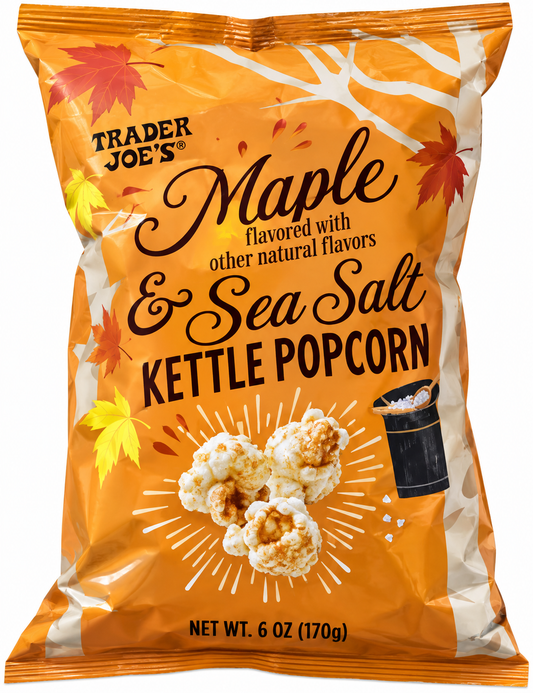 Trader Joe's | Maple & Sea Salt Kettle Popcorn 7 oz