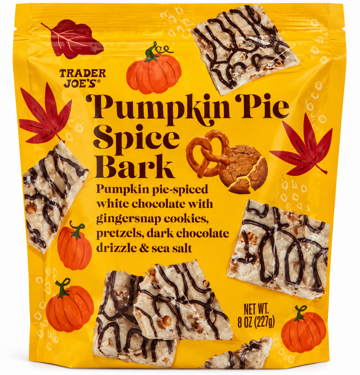 Trader Joe’s Pumpkin Pie Spice Bark – 8 oz (227g)