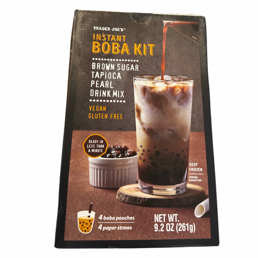 Instant Boba Kit Brown Sugar Tapioca Pearl Drink Mix