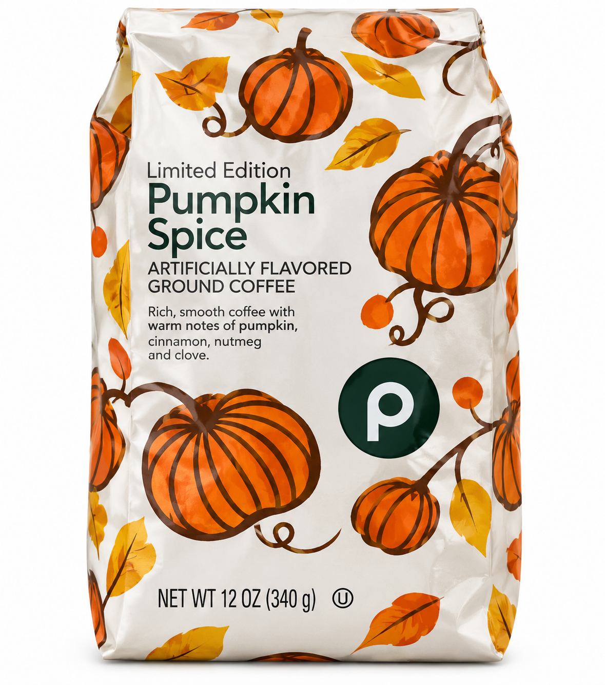 Publix Limited Edition Pumpkin Spice Ground Coffee – 12 oz