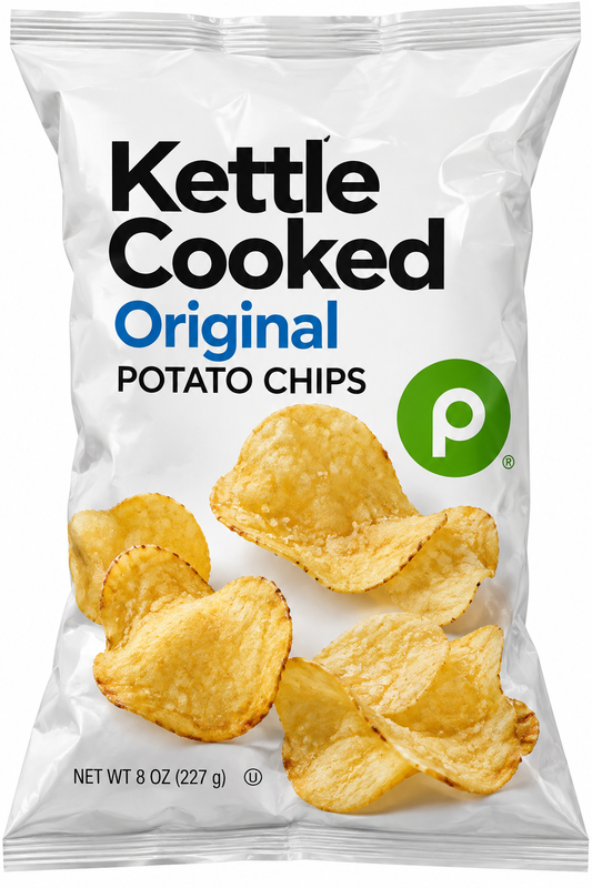 Publix | Kettle Cooked Original Potato Chips – 8 oz