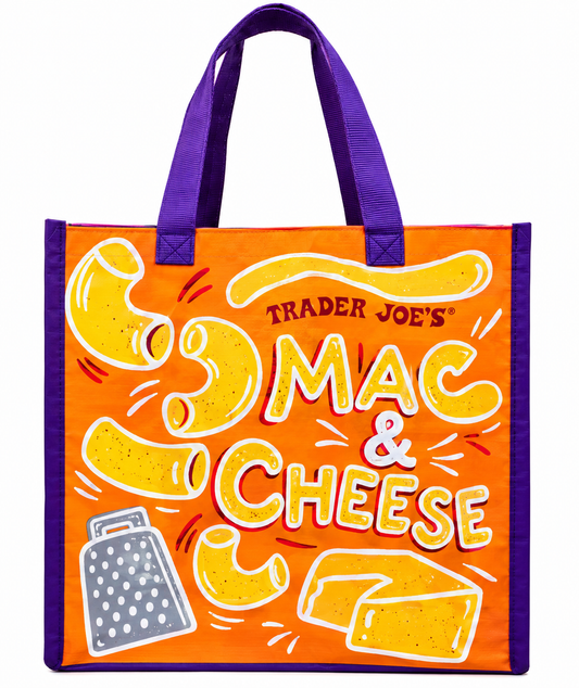 Trader Joe's | Mac & Cheese Reusable Shopping Bag