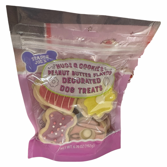 Market To Your Door | Peanut Butter Flavored Decorated Cookies DOG TREATS
