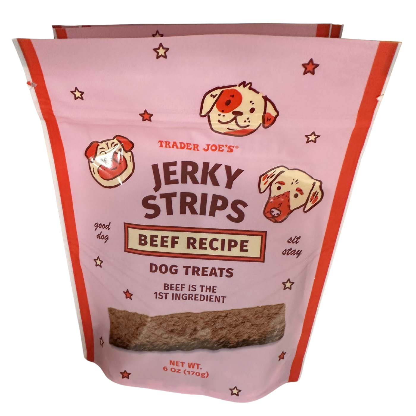 Beef Jerky Strips DOG TREATS