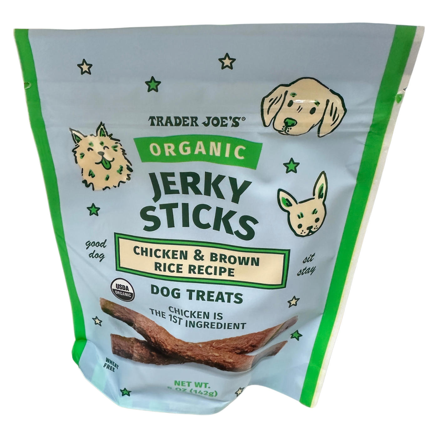 Chicken & Brown Rice Jerky Sticks ORGANIC DOG TREATS
