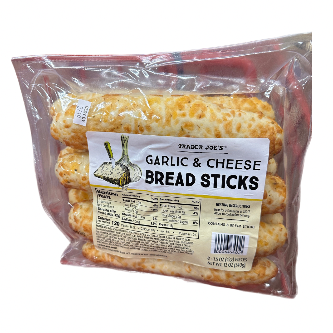 Garlic & Cheese Bread Sticks